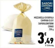 Offerta per Conad - Mozzarella Di Bufala Campana D.O.P. Sapori&Dintorni a 3,49€ in Conad