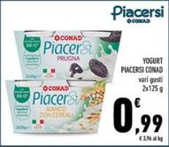 Offerta per Conad - Yogurt Piacersi a 0,99€ in Conad