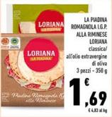 Offerta per Loriana - La Piadina Romagnola I.G.P. Alla Riminese a 1,69€ in Conad