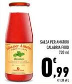 Offerta per Calabria Food - Salsa Per Amatori a 0,99€ in Conad
