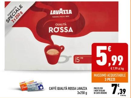 Offerta per Lavazza - Caffè Qualità Rossa a 7,39€ in Conad