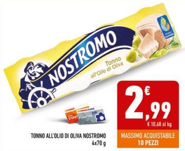 Offerta per Nostromo - Tonno All'Olio Di Oliva a 2,99€ in Conad