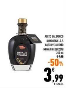 Offerta per Monari Federzoni - Aceto Balsamico Di Modena I.G.P Gusto Vellutato a 3,99€ in Conad City