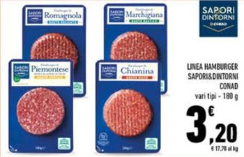 Offerta per Sapori&Dintorni - Linea Hamburger a 3,2€ in Conad City