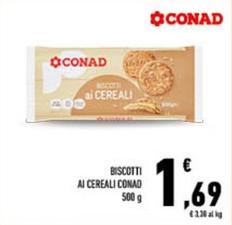 Offerta per Conad - Biscotti Ai Cereali a 1,69€ in Conad City
