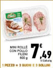 Offerta per Fileni - Mini Rollé Con Pollo a 7,49€ in Conad City