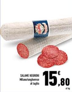 Offerta per Negroni - Salame a 15,8€ in Conad City