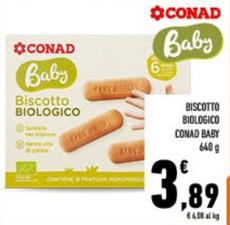 Offerta per Conad- Biscotto Biologico Baby a 3,89€ in Conad City