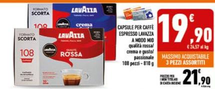 Offerta per Lavazza - Capsule Per Caffe Espresso a 21,9€ in Conad City