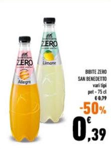 Offerta per San Benedetto - Bibite Zero a 0,39€ in Conad City