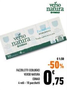 Offerta per Conad - Fazzoletti Ecologici Verso Natura a 0,75€ in Conad City