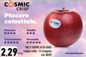 Offerta per Crispo - Mele Cosmic Alto Adige a 2,29€ in Conad City