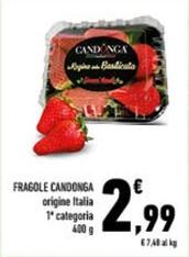 Offerta per Candonga - Fragole a 2,99€ in Conad City