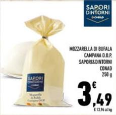 Offerta per Sapori&Dintorni - Mozzarella Di Bufala Campana D.O.P. a 3,49€ in Conad City
