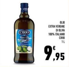 Offerta per Cirio - Olio Extra Vergine Di Oliva 100% Italiano a 9,95€ in Conad City