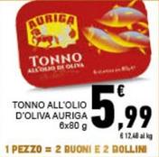 Offerta per Auriga - Tonno All'olio D'oliva a 5,99€ in Conad City