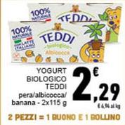 Offerta per Teddi - Yogurt Biologico a 2,29€ in Conad City