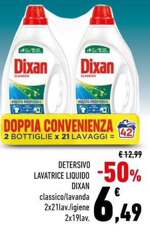 Offerta per Dixan - Detersivo Lavatrice Liquido a 6,49€ in Conad City