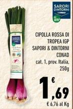 Offerta per Conad - Cipolla Rossa Di Tropea IGP Sapori & Dintorni a 1,69€ in Conad City