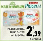 Offerta per Conad - Probiotico Difesa Piacersi a 2,39€ in Conad City