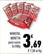 Offerta per Beretta - Wurstel a 3,69€ in Conad City