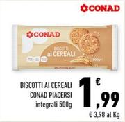 Offerta per Conad  -Biscotti Ai Cereali a 1,99€ in Conad City