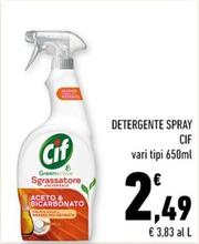 Offerta per Cif - Detergente Spray a 2,49€ in Conad City