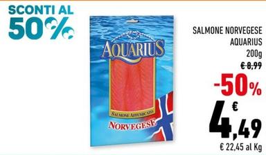 Offerta per Aquarius - Salmone Norvegese a 4,49€ in Conad City