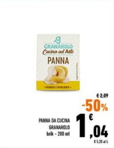 Offerta per Granarolo - Panna Da Cucina a 1,04€ in Conad City
