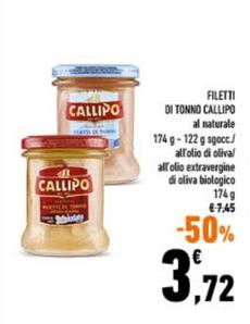 Offerta per Callipo - Filetti Di Tonno a 3,72€ in Conad City
