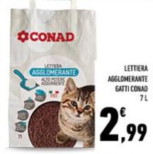 Offerta per Conad - Lettiera Agglomerante Gatti a 2,99€ in Conad City