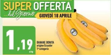 Offerta per Banane Bonita a 1,19€ in Conad City