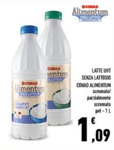 Offerta per Conad - Latte UHT Senza Lattosio Alimentum a 1,09€ in Conad City