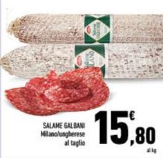 Offerta per Galbani - Salame a 15,8€ in Conad City