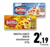Offerta per Beretta - Pancetta A Cubetti a 2,19€ in Conad Superstore