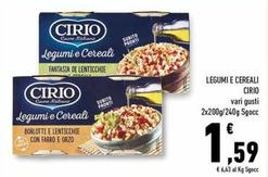 Offerta per Cirio - Legumi E Cereali a 1,59€ in Conad Superstore