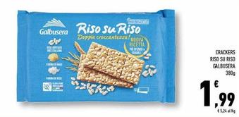 Offerta per Galbusera - Crackers Riso Su Riso a 1,99€ in Conad Superstore