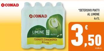 Offerta per Conad - Detersivo Piatti Al Limone a 3,5€ in Conad Superstore