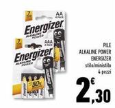 Offerta per Energizer - Pile Alkaline Power a 2,3€ in Conad Superstore