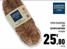 Offerta per Sapori&dintorni Conad - Coppa Placentina Dop a 25,8€ in Conad Superstore
