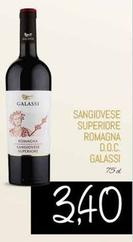 Offerta per Galassi - Sangiovese Superiore Romagna D.o.c a 3,4€ in Conad Superstore