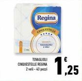 Offerta per Regina - Tovaglioli Cinquestelle a 1,25€ in Conad Superstore