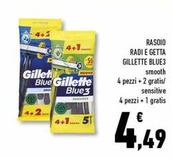 Offerta per Gillette - Rasoio Radi E Getta Blue3 a 4,49€ in Conad Superstore