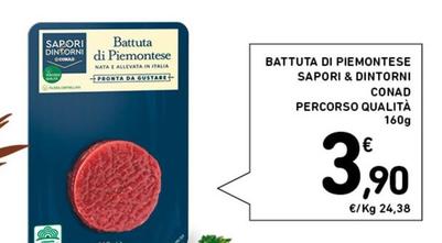 Offerta per Conad - Battuta Di Piemontese Sapori & Dintorni Percorso Qualità a 3,9€ in Conad Superstore