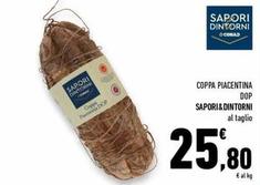 Offerta per Sapori&dintorni Conad - Coppa Piacentina Dop a 25,8€ in Conad Superstore