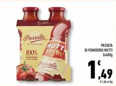 Offerta per Mutti - Passata Di Pomodoro a 1,49€ in Conad Superstore