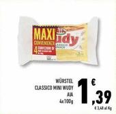 Offerta per Aia - Würstel Classico Mini Wudy a 1,39€ in Conad Superstore