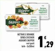 Offerta per Skipper - Nettare E Bevande Senza Zuccheri Aggiunti a 1,29€ in Conad Superstore