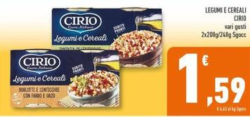 Offerta per Cirio - Legumi E Cereali a 1,59€ in Conad Superstore