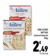 Offerta per Nattura - Pane Azzimo a 2,49€ in Conad Superstore
